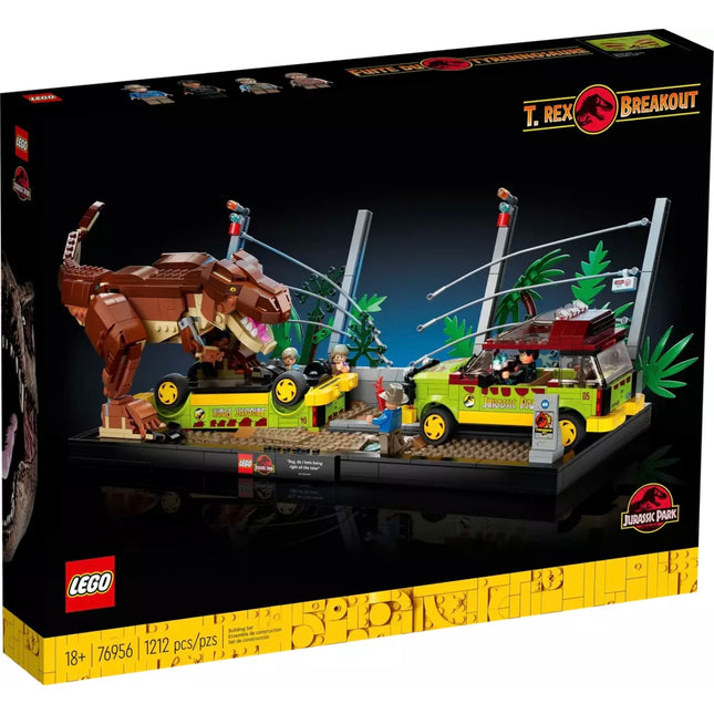 LEGO Jurassic Park T. rex Breakout 76956 - 1212 Pieces - New