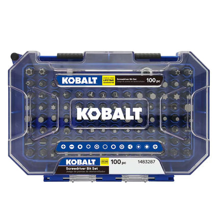 Kobalt 1483287 1-in Screwdriver Bit Set 100 -Piece