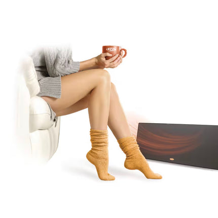 Cozy Legs Flat Panel Radiant Desk Office Personal Heater 150-Watt Safer Than Space Heaters Warms Cold Legs and Feet