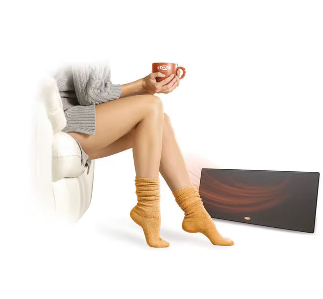 Cozy Legs Flat Panel Radiant Desk Office Personal Heater 150-Watt Safer Than Space Heaters Warms Cold Legs and Feet