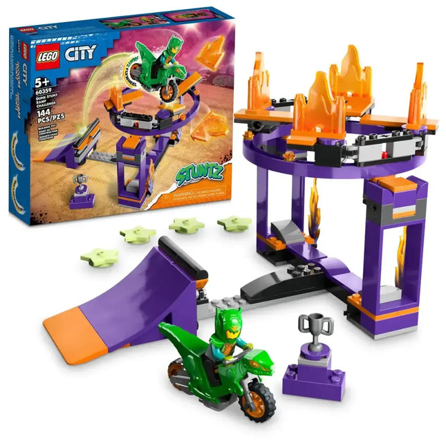 LEGO City Dunk Stunt Ramp Challenge 60359 - 144 Pieces - New