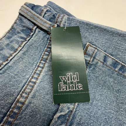 Wild Fable Women’s Medium Wash High-Waisted Jeans - New, Size 12 Slight dairy stain near hem (easily cleanable).