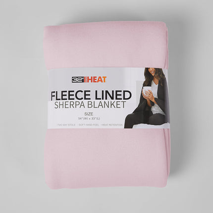 32 Degrees WOMEN'S FLEECE-LINED SHERPA WEARABLE BLANKET