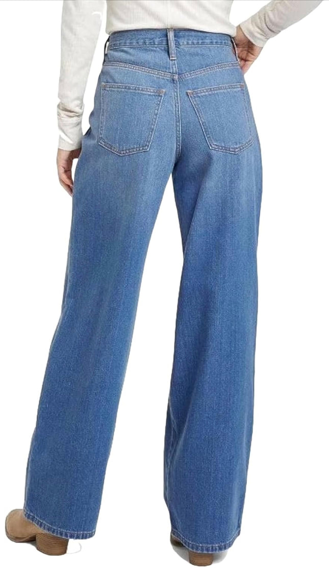 Women’s Universal Thread Wide-Leg Jeans Medium Wash Size 8