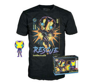 Funko Pop Rescue Infinity Saga T-Shirt & Figure Combo (Size XL) – New