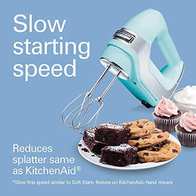 Hamilton Beach Professional 5-Speed Electric Hand Mixer with Snap-On Storage Case