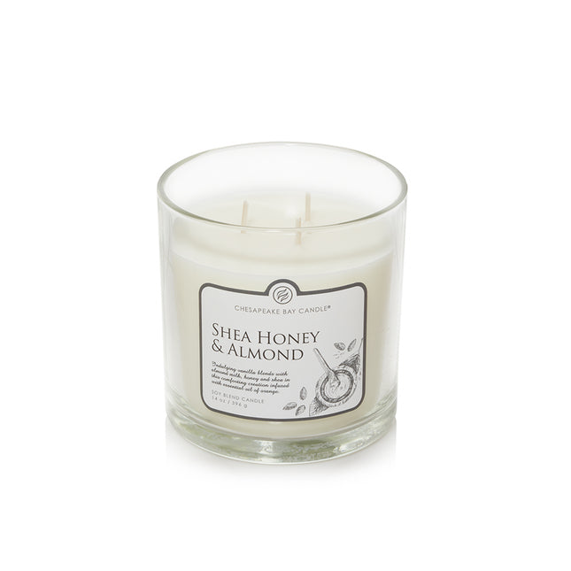 Chesapeake Bay Shea Honey & Almond 3 Wick Candle - 14 Oz