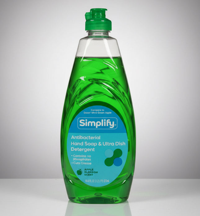 Rite Aid Simplfy Dish Detergent Liquid Green Apple - 19.4 Oz - Exp. 07/2026
