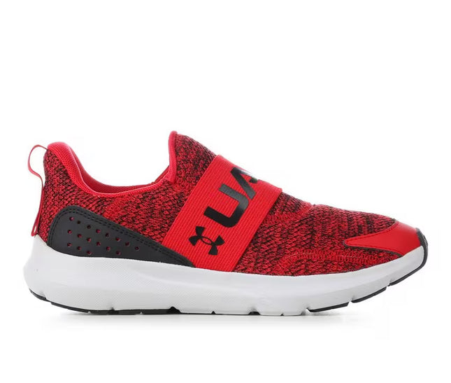 Under Armour Surge 3 Slip-On Running Shoes Black Size 7 Youth New