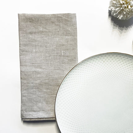 20" French Linen Napkin - Set of 4 - Tea + Linen