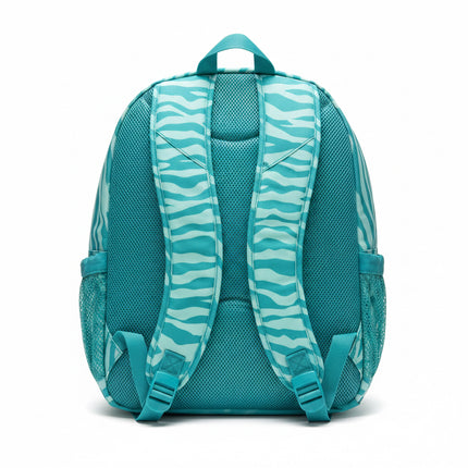 Pottery Barn Teal Zebra Print Teens Backpack