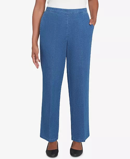 Alfred Dunner Women’s Lake Victoria 2024 Denim Pants - New with Tags - Size 10