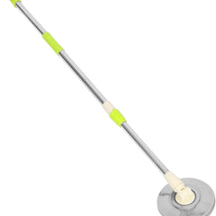 Alipis Stainless Steel Spinning Mop Pole Handle with Microfiber Head, 360-degree floor cleaning, home office use”
