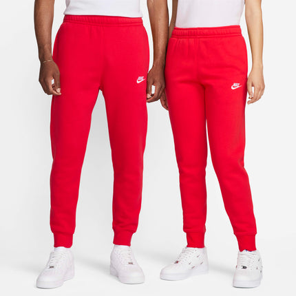 Nike Sportswear Club Fleece Joggers, Red, New, Sizes S–XXL