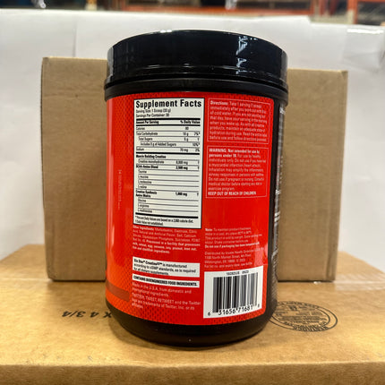 Six Star Creatine X3 Fruit Punch 2.45lbs, 8g Creatine Mono, Exp. 10/19/2025