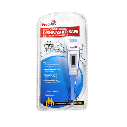 Pro Check, 30 Second Flexible Dishwasher Safe Digital Thermometer
