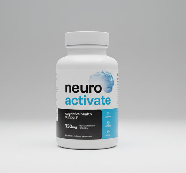 NeuroActivate Capsules Magnesium Bacopa Rhodiola Cognitive Health 60 Caps