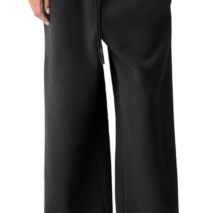 Reflex Womens Fleece Oversized Mid Rise Sweatpants With Raw Hem