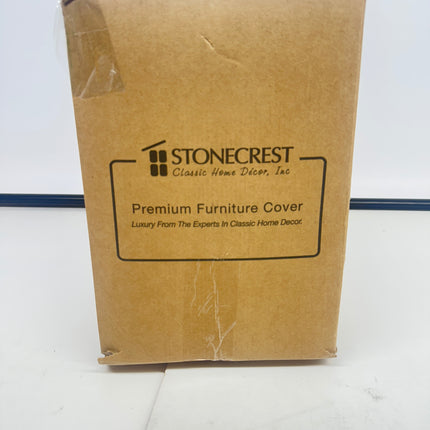 STONECREST Recliner Chair Cover, Sherpa Slipcover, Stay in Place, 23” Regular Recliner, New Open Box