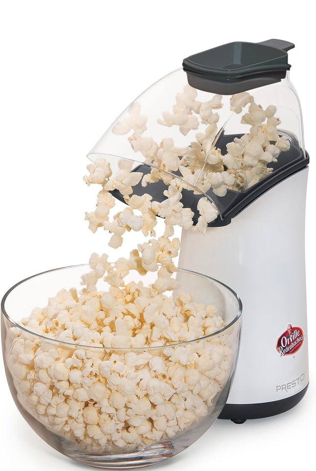 Presto 04821 Orville Redenbacher’s Hot Air Popper, 1 Liter, White - New