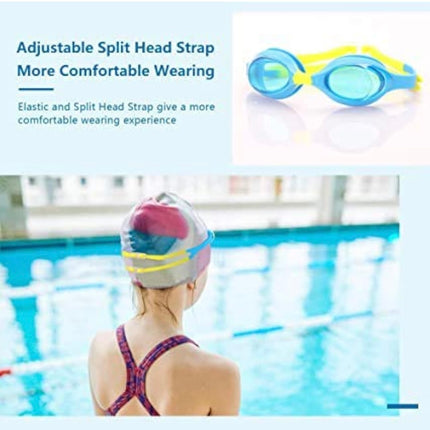 4 Pack Kids Swimming Goggles - Anti-Fog, No-Leak, UV Protection - New Open Box