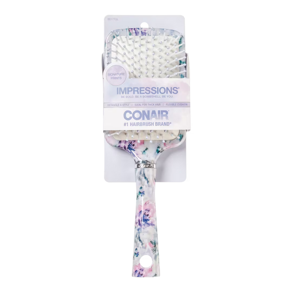 Conair Impressions Floral Paddle Brush
