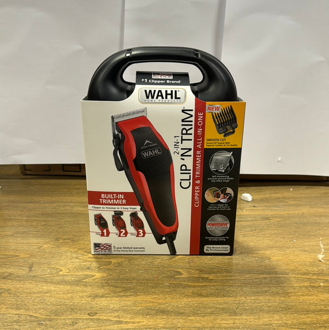 Wahl Clip ’N Trim 2-in-1 Clipper and Trimmer in packaging, brand new and available at a discounted price.”