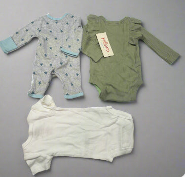 Newborn Baby Outfits, New without Tags 3-Pack