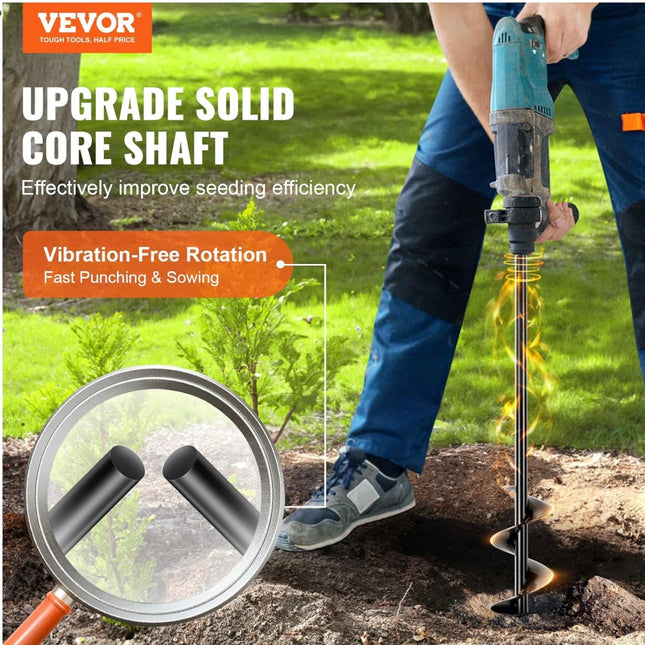 VEVOR Auger Drill Bit for Planting 3” x 24” - Open Box