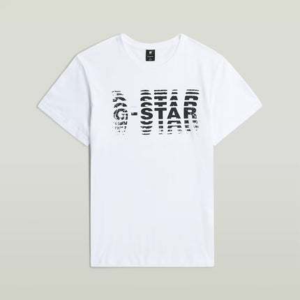 G Star Shattered Graphic Shirt - Mens Whites - Size L