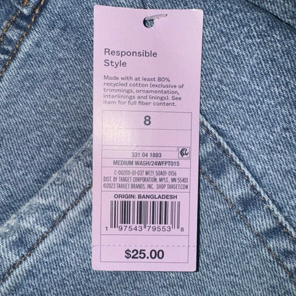 Wild Fable High-Rise Straight-Leg Jeans, New, Size 8