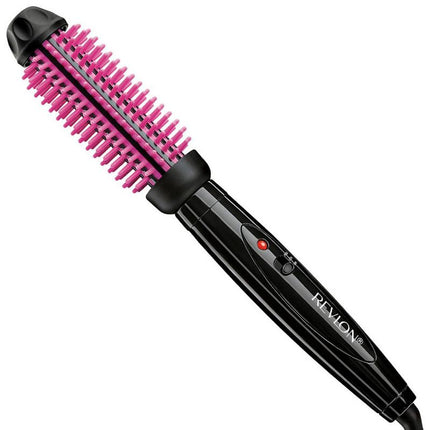 Revlon Pro Collection Heated Silicone Bristle Curl Brush Black - 1” (Open Box)