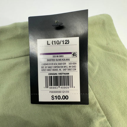 Art & Class Dusty Olive Shorts - New - Size L (10-12)