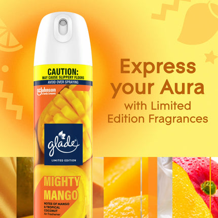 Glade Air Freshener Spray - Mighty Mango Limited Edition Fragrance - 8.3 oz