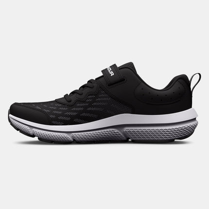 Under Armour BPS Assert 10 Black/White Size 10.5K Boys New