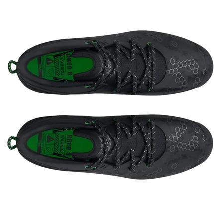 Under Armour Harper 8 RM Boys Mid Baseball Cleats Black Size 6 New
