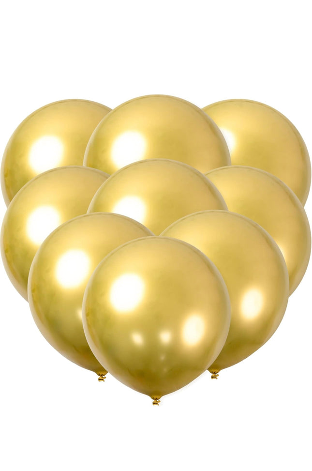  30pcs Gold Balloons, 18 inch large gold metallic chrome balloons, for birthdays, weddings, baby showers”
