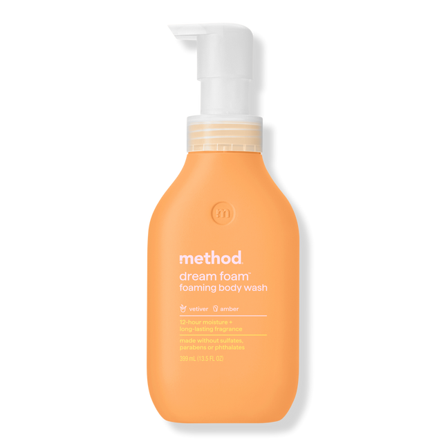 Method Dream Foam, Foaming Body Wash, Vetiver + Amber, 13.5 oz