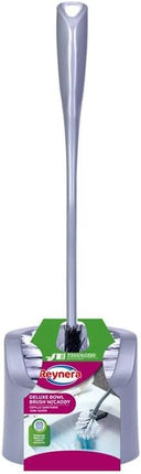REYNERA Plastic Toilet Bowl Sanitary Brush With Caddy
