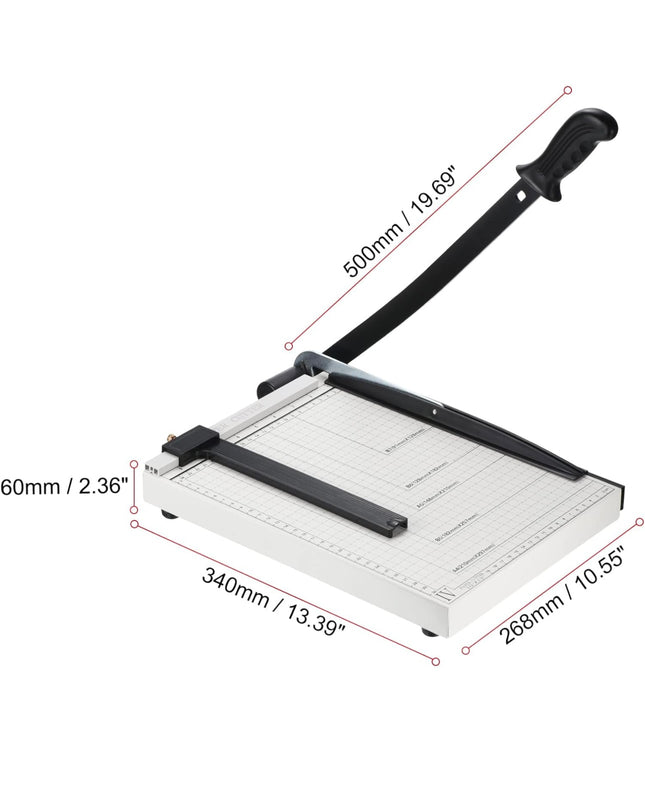 PATIKIL 12” Paper Cutter - Precision Trimmer for Cardstock and Office Use ,  Open Box)