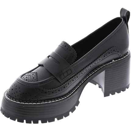 MIA Women’s Black Chunky Platform Loafers - New Without Box - Size 8.5