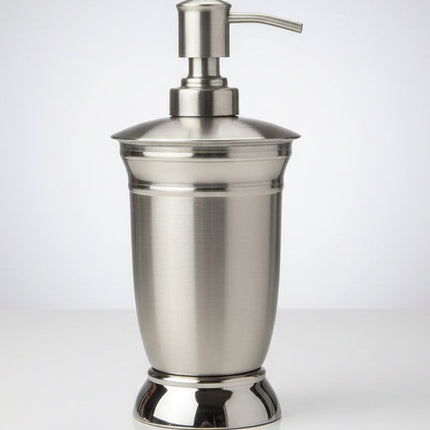 Home Classics Two Tone Lotion / Soap Dispenser - Classic Silver