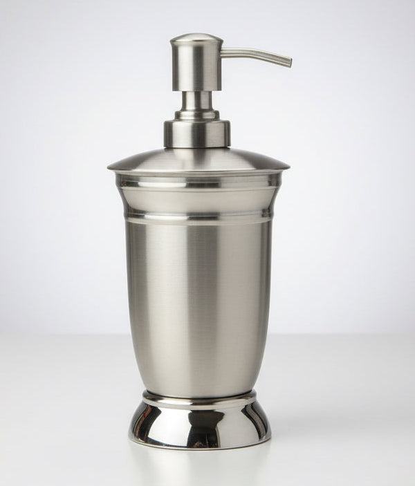 Home Classics Two Tone Lotion / Soap Dispenser - Classic Silver