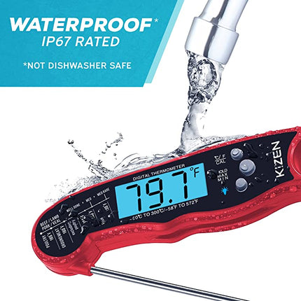 Digital Meat Thermometer with Instant Read & Backlight Display New
