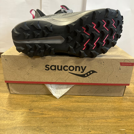 Saucony Women’s Peregrine 13 GTX - Size 7.5, Gravel/Black Marron