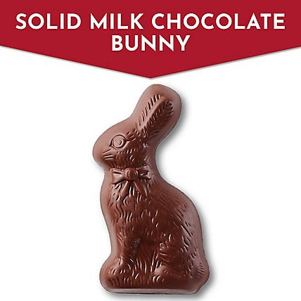 Fannie May Solid Milk Chocolate Bunny Easter Gift - 3 Oz