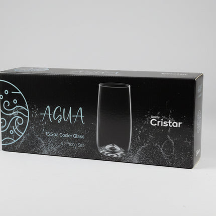 Nadir Cristar  Cooler Glass Cup Set - 15.5 Oz - 4 Ct.