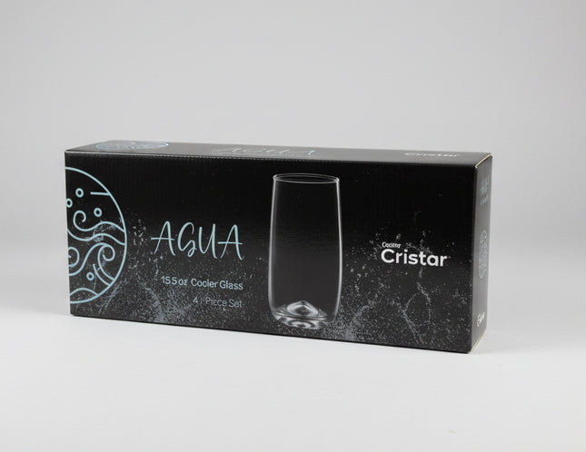 Nadir Cristar  Cooler Glass Cup Set - 15.5 Oz - 4 Ct.