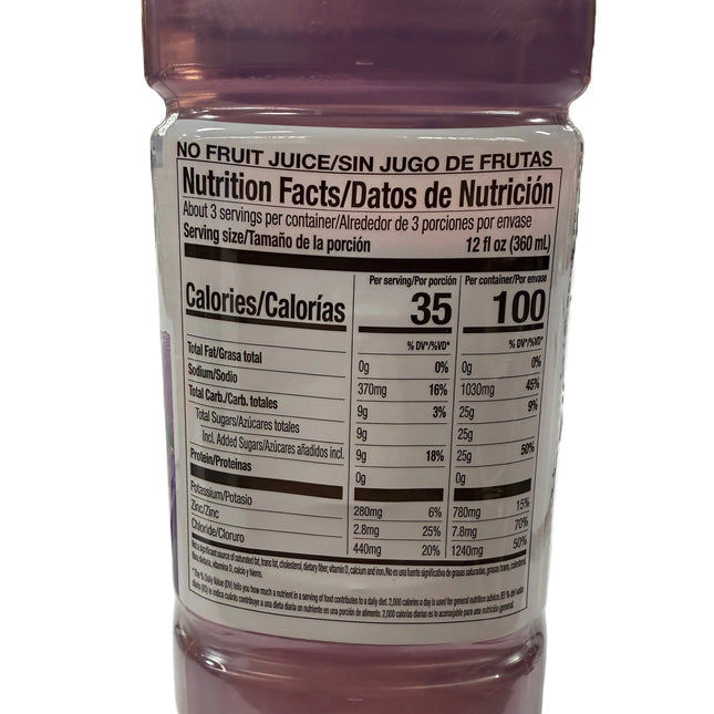 Rite Aid Prebiotic Electrolyte Solution - Grape 33.8 Oz - EXP. 02/06/2027