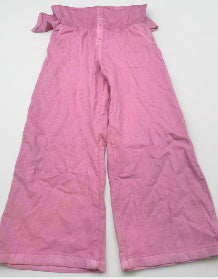 Girls’ Cat & Jack Pink Short-Sleeve Button-Up Jumpsuit Size XL (14) - New